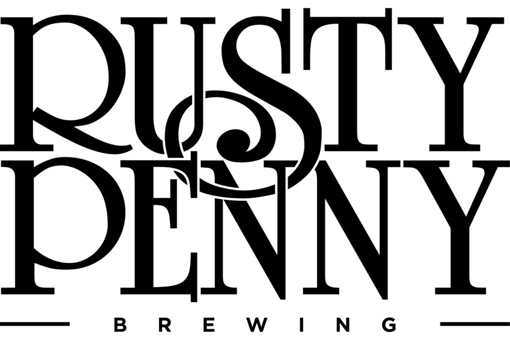 RUSTY PENNY LOGO BLACK TRANSPARENT